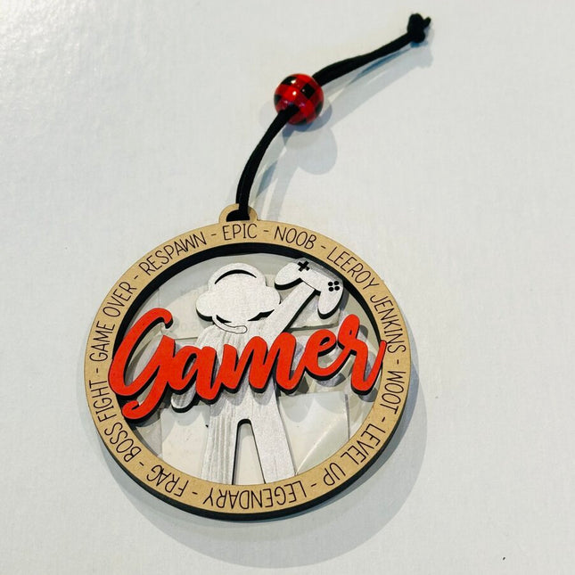 Ornament - Gamer - Red