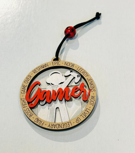 Ornament - Gamer - Red