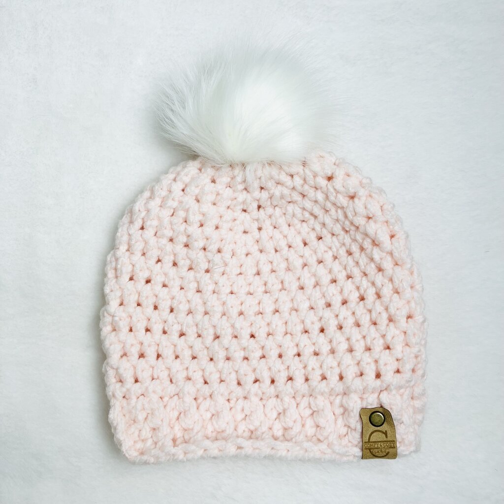 Pom Pom Hat (Child) - Appleblossom
