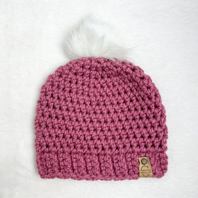 Pom Pom Hat (Child) - Rose