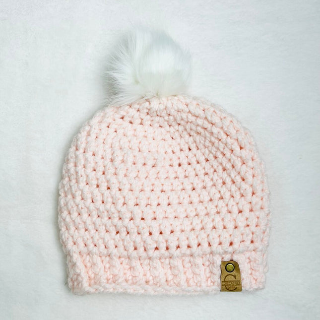 Pom Pom Hat (Adult) - Appleblossom