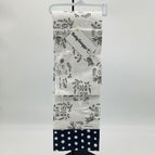 Gray/White with Birds