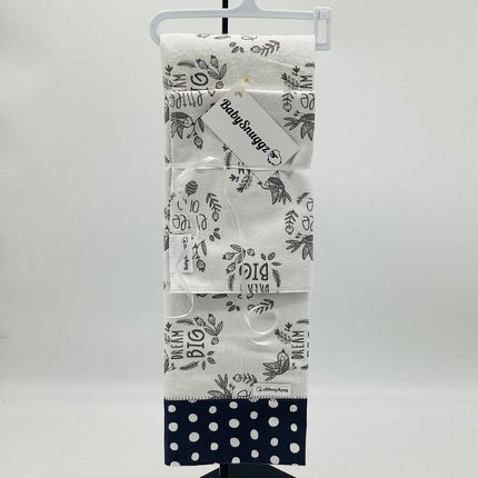 Baby Blanket with Matching Burp Cloth