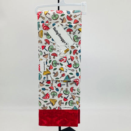 Baby Blanket with Matching Burp Cloth