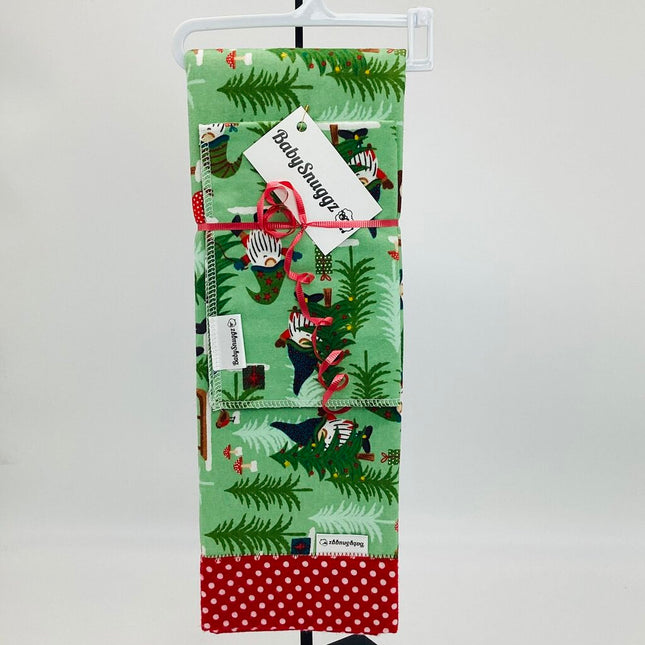 Baby Blanket with Matching Burp Cloth