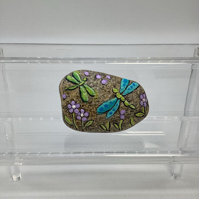 Rock natural w/dragonflies