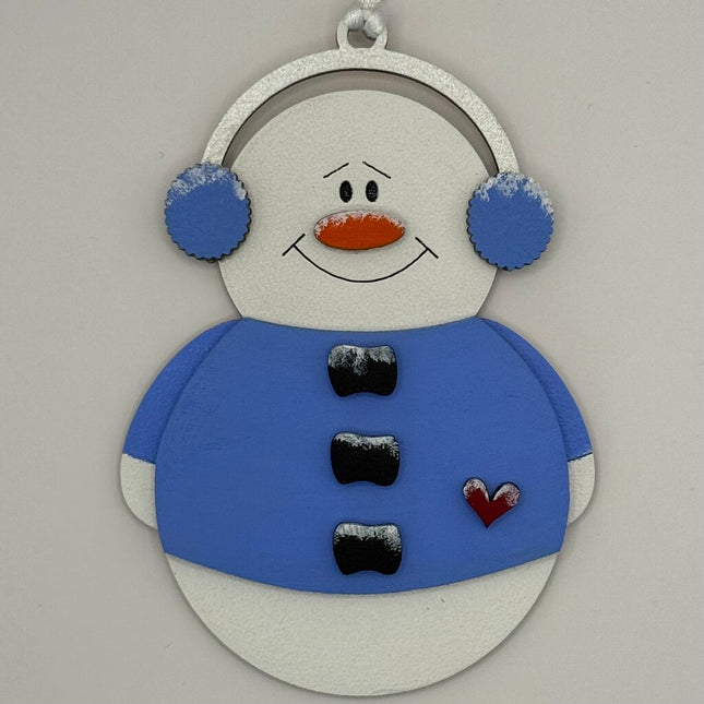 Roly Poly Earmuff Snowman