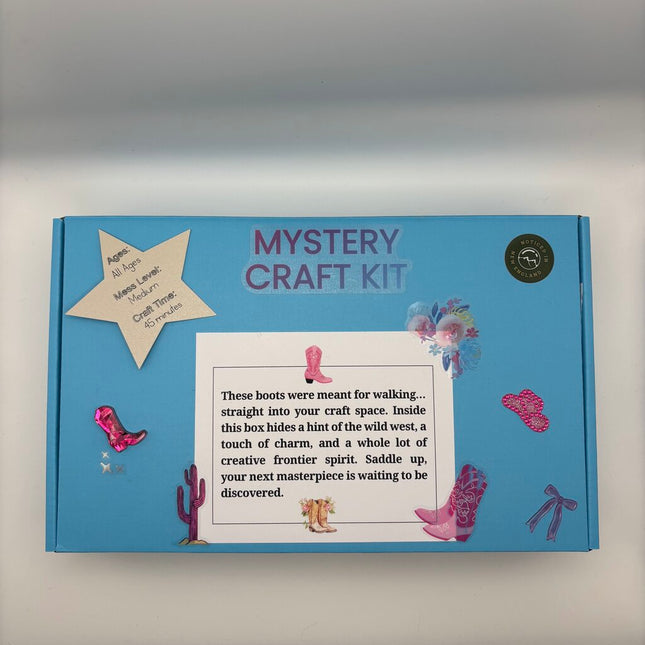 Blind Date Mystery Craft Kit 31 Pink Cowboy Boot