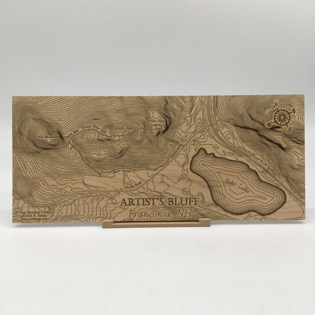 Artists Bluff on Solid Maple