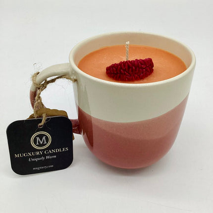 Blood Orange - Mug Candle (Triple Dip Red) - 100% Soy Wax