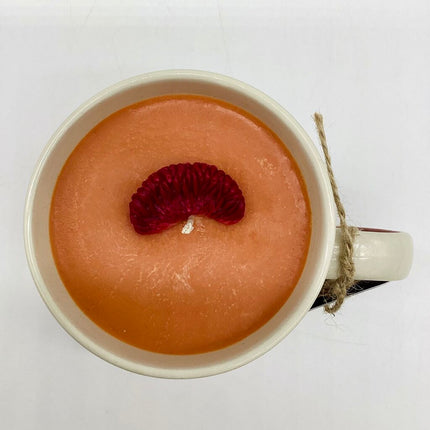 Blood Orange - Mug Candle (Triple Dip Red) - 100% Soy Wax