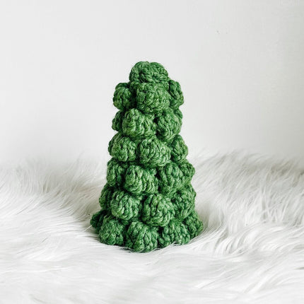Small Crochet Bobble Tree Grass Green