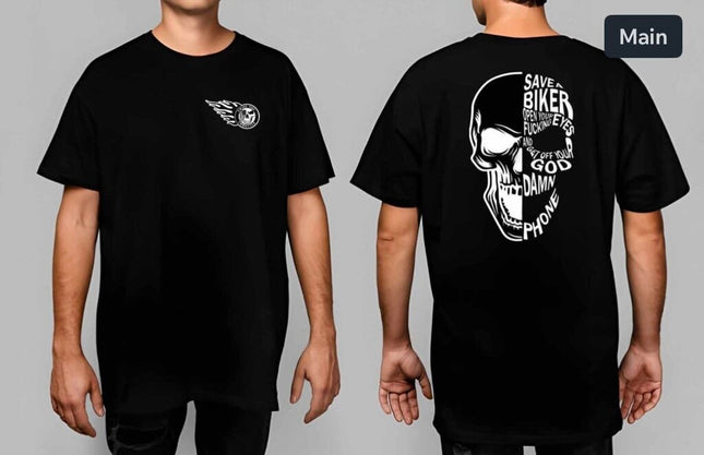 SAVE BIKER T-SHIRT