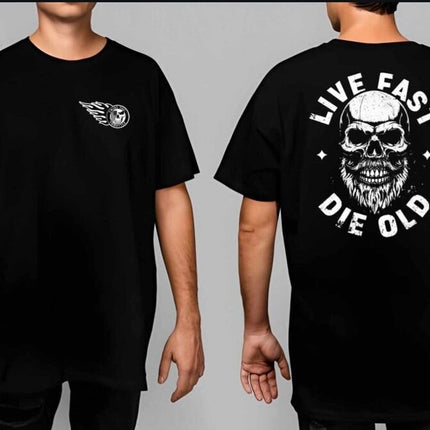 LIVE FAST DIE OLD T-SHIRT