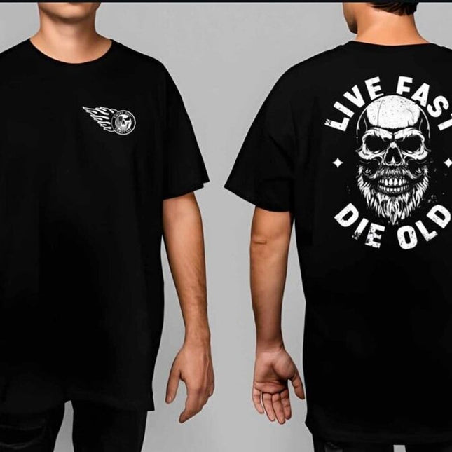 LIVE FAST DIE OLD T-SHIRT