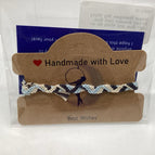 Dark Blue, Light Blue, and White