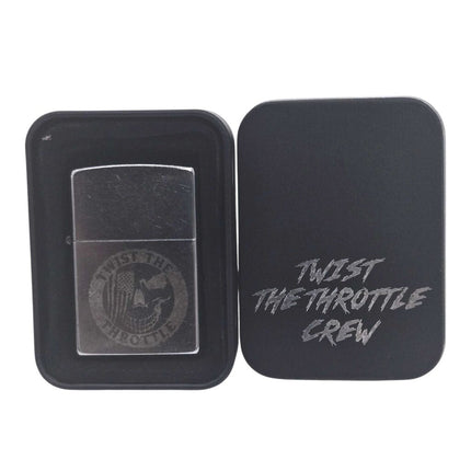 TWIST THE THROTTLE CREW ZIPPO LIGHTER