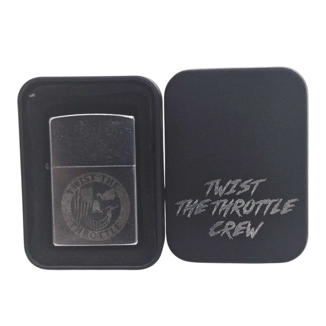 TWIST THE THROTTLE CREW ZIPPO LIGHTER