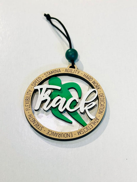 Ornament - Track - Green