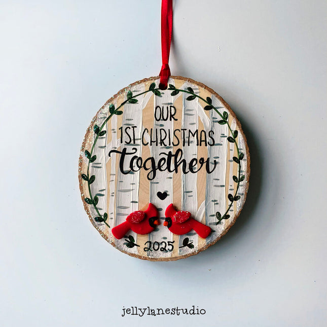 1ST CHRISTMAS CARDINALS ornament