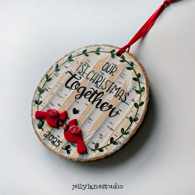 1ST CHRISTMAS CARDINALS ornament