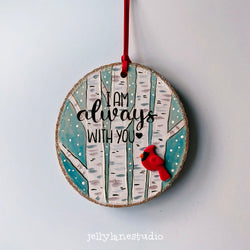 ALWAYS WITH YOU CARDINAL ornament - view 1