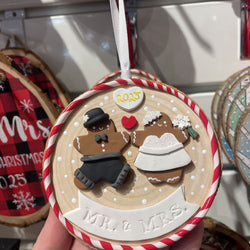 GINGERBREAD MR & MRS ornament - view 4