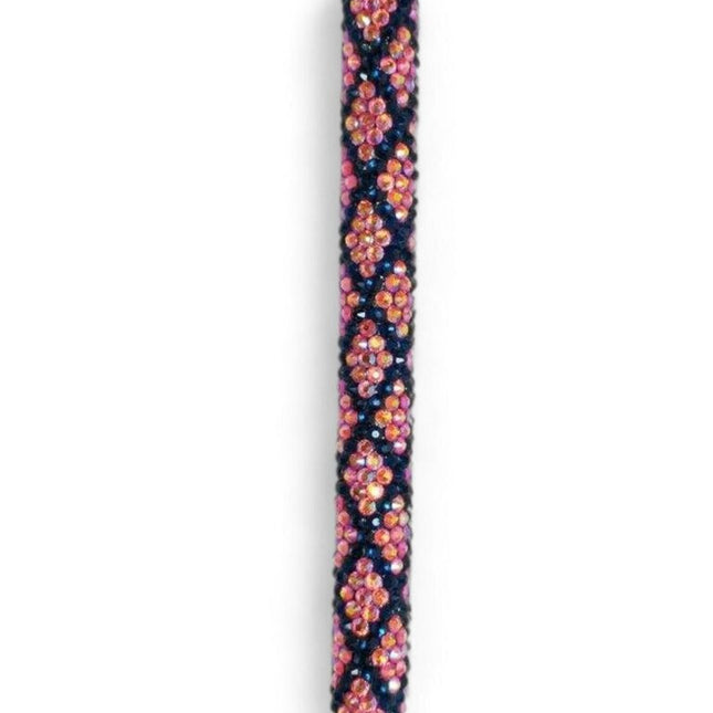 Orange & Navy Diamonds Rhinestone Pen