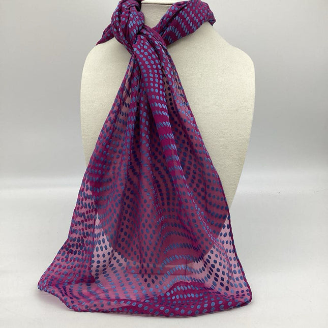 Art Deco Dots Silk Scarf
