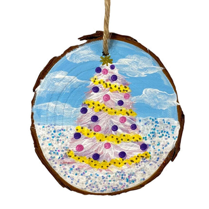 Pink x-mas tree Ornament