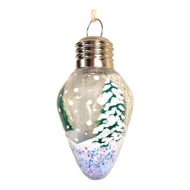 Snow in the woods Ornament