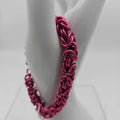 16SWG Pink Byzantine Bracelet 7 inches