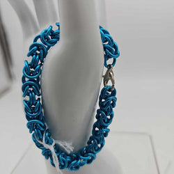 16SWG Turquoise Byzantine Bracelet 7 inches - view 1