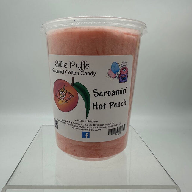 Screamin' Hot Peach Cotton Candy