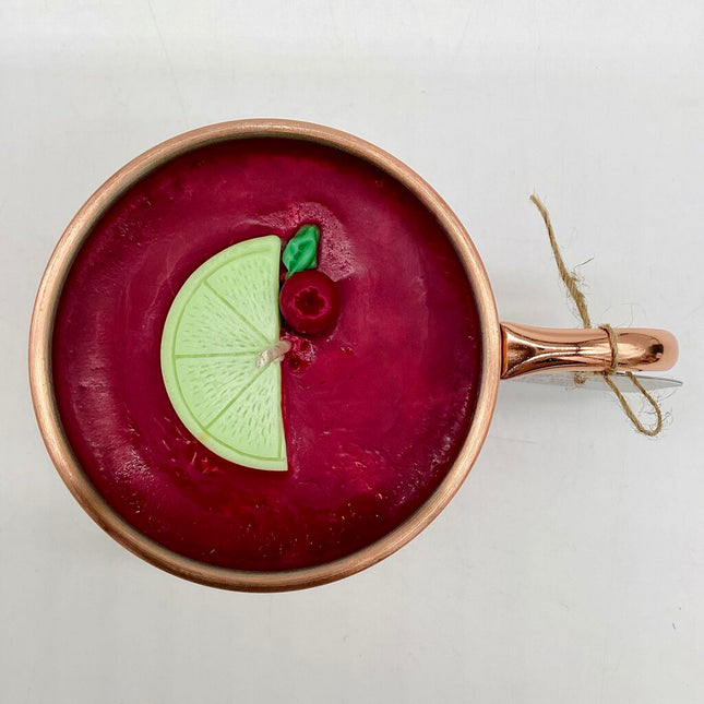 Cranberry Lime Mule - Mug Candle (Mule Mug) - 100% Soy Wax