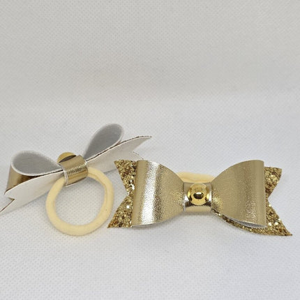 Golden Glam Mini Bow Duo