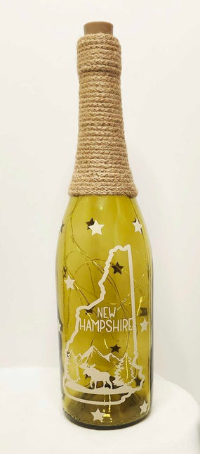 Bottle- NH state, moose