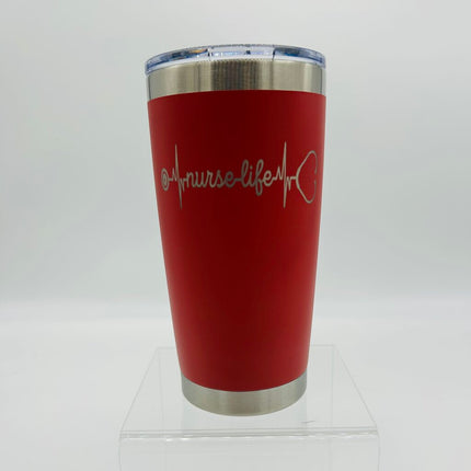 20 oz Nurse Life Red