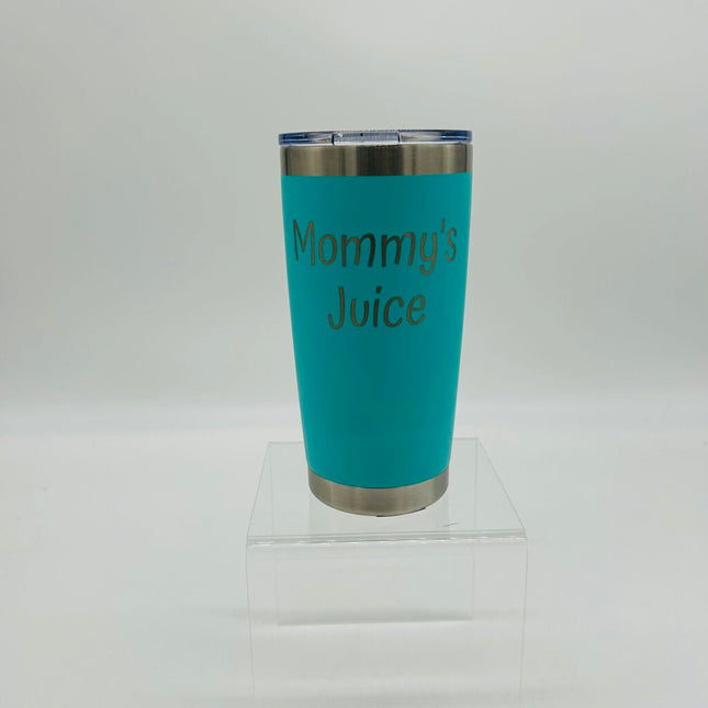 20 oz Mommy's Juice Teal