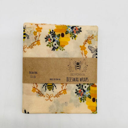 Beeswax Wrap Bread Bag Signature