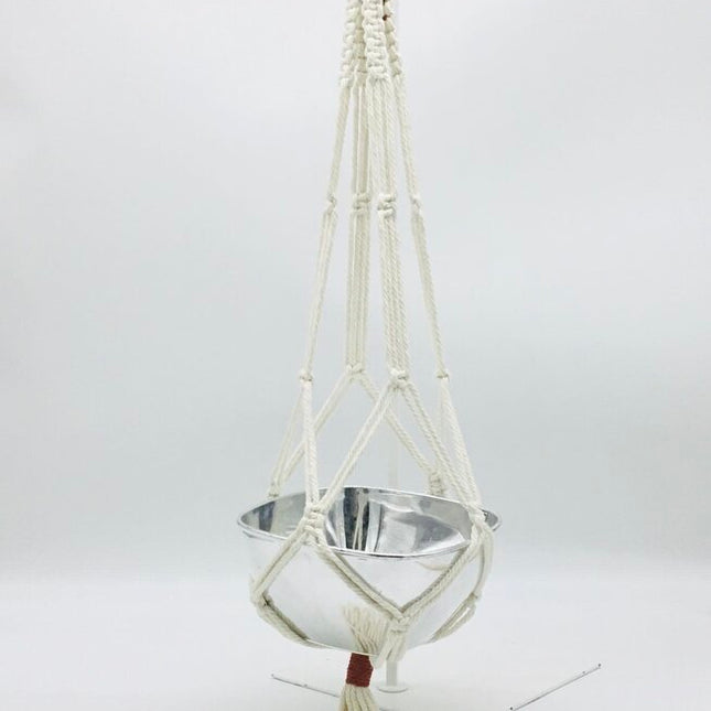 Macrame Plant Hanger Red