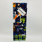 Navy Blue w/Plaid Camping Bears