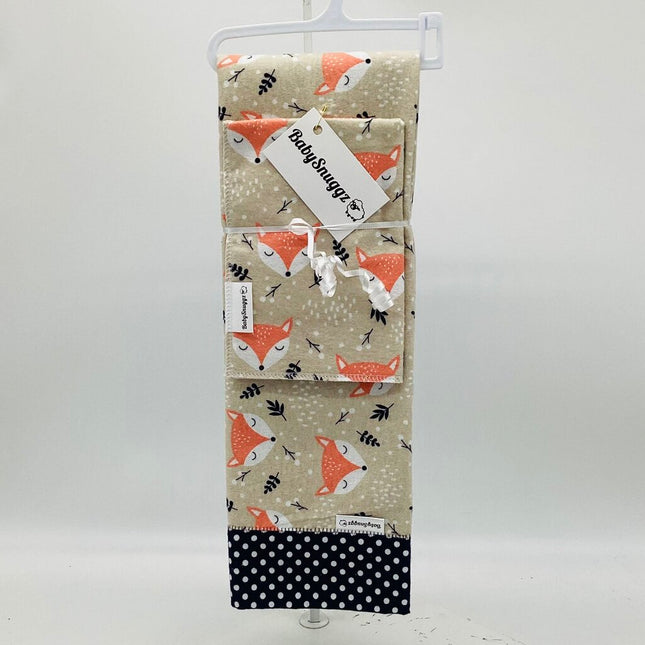 Baby Blanket with Matching Burp Cloth