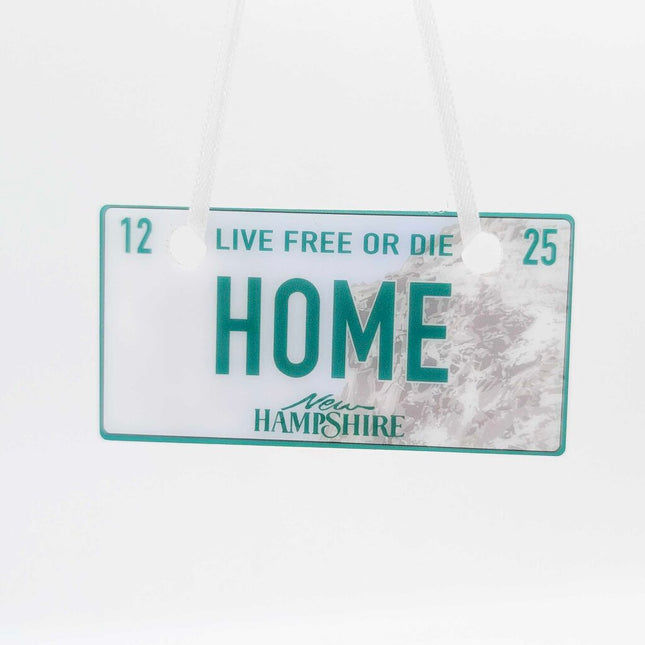 Ornament - NH License Plate - HOME