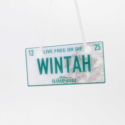Ornament - NH License Plate - WINTAH
