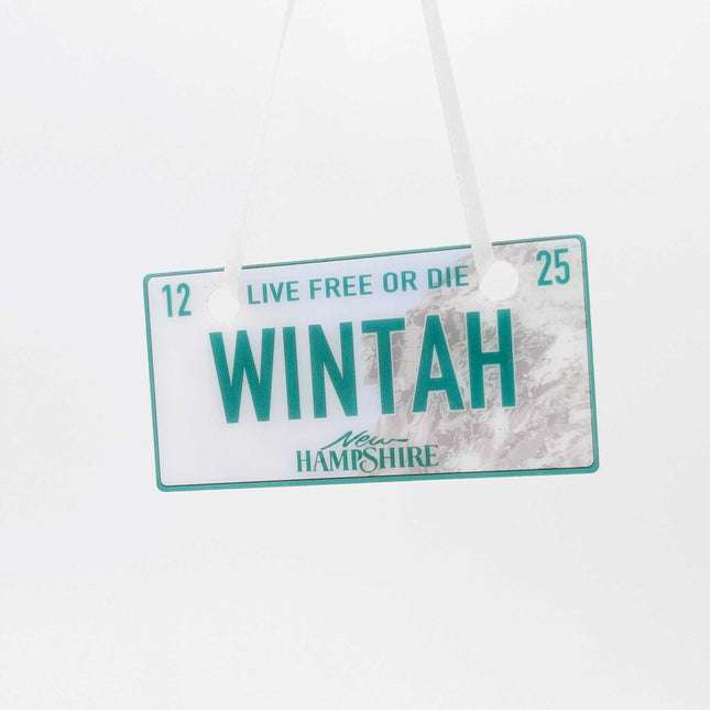 Ornament - NH License Plate - WINTAH