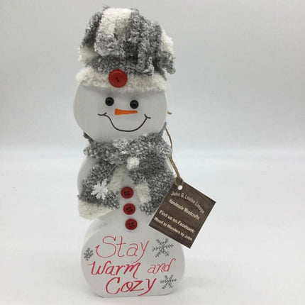 Snowman- Warm & Cozy/Round