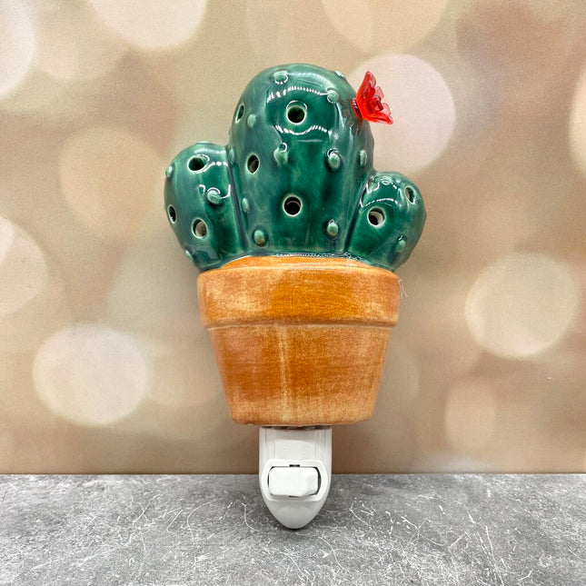Cactus Night Light Emerald & Sand