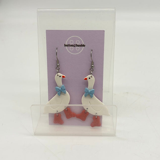 Goose Dangle Earrings