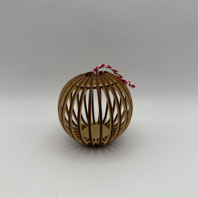 Ribbed Ornament